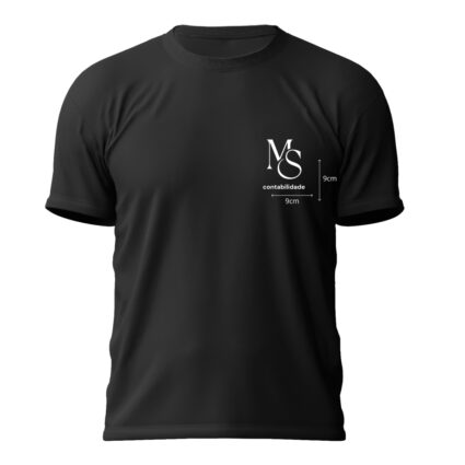 Camiseta personalizada em Curitiba com estampa DTF tamanho 9x9