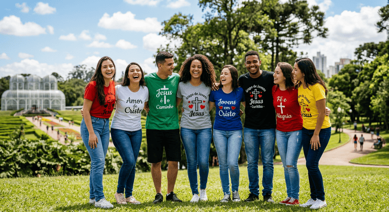 Camisetas para igrejas em Curitiba