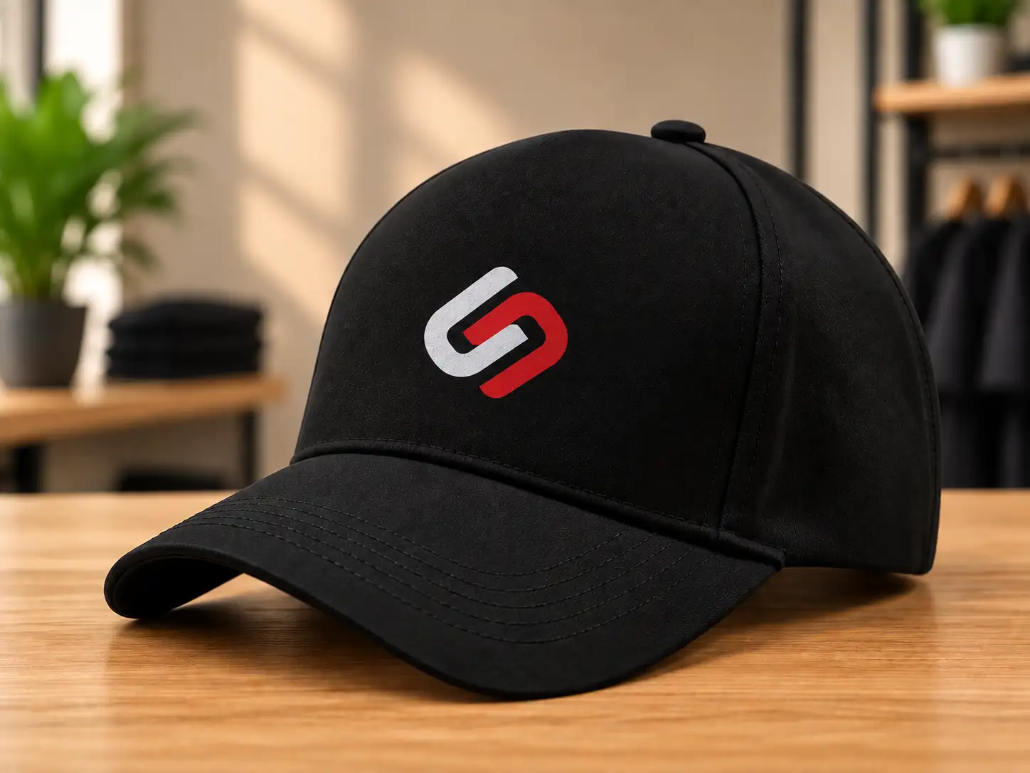 Boné preto personalizado