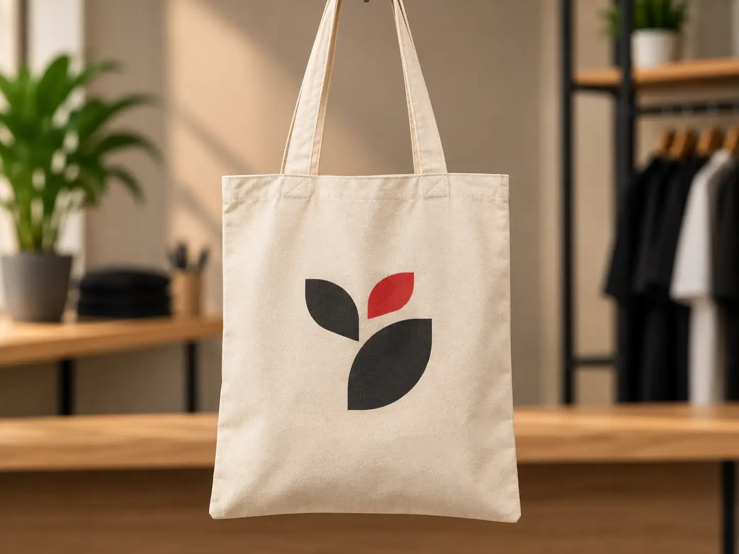 Ecobag em tecido cru personalizada
